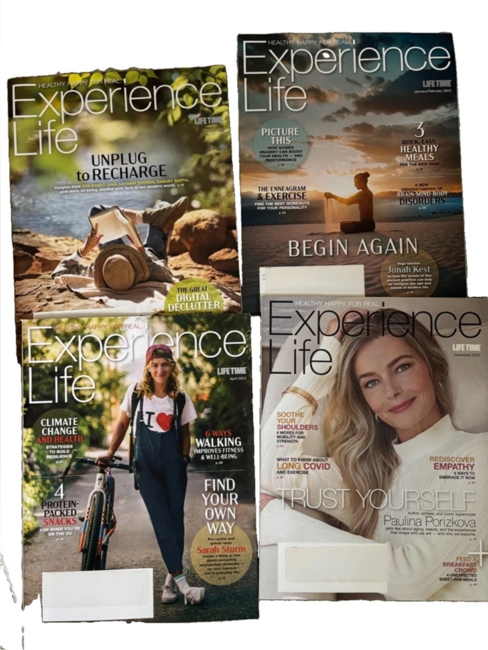 Lot Of 4 Experience Life Magazine | 2022-2023